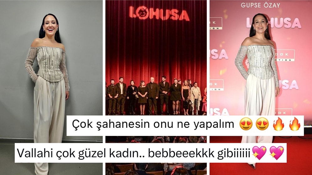 Gupse Özay'ın Yeni Filmi 'Lohusa'nın Galasında Tercih Ettiği Kıyafeti Herkesten Tam Not Aldı!