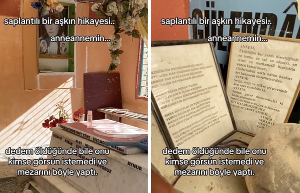 Öldükten sonra da kimse görmesin istediği için yaptırdığı mezarın son hali, izleyenlere bir tapınağı anımsattı.