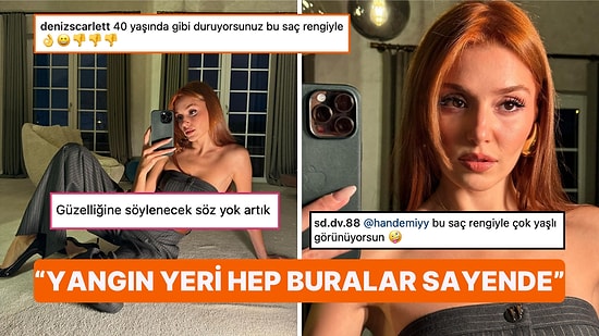 Kudurtma Modu Açıldı: Hande Erçel'in Kızıl Saçlarıyla Şov Yaptığı Son Pozları Ortalığı Ateşe Verdi