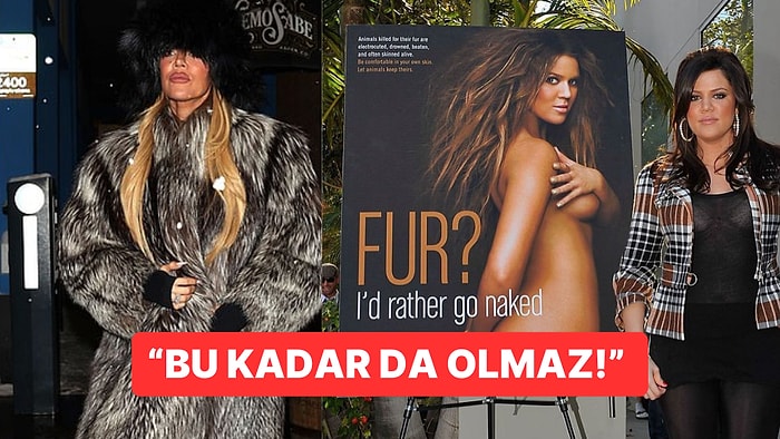 Skandallar Peş Peşe: Khloe Kardashian Kürk Karşıtı Reklamına Rağmen Gerçek Hayvan Kürküyle Görüntülendi