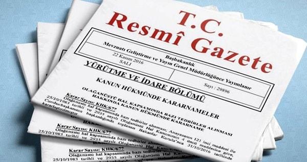 Cumhurbaşkanı Erdoğan'ın imzasıyla yayımlanan karara göre, 10 ilin milli eğitim müdürü görevden alındı, 28 ile yeni milli eğitim müdürü atandı.
