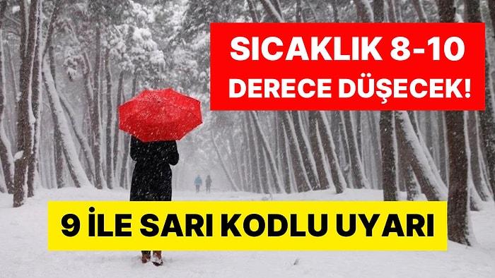 İstanbul İçin 'Kar' Alarmı! 9 İle Sarı Kodlu Uyarı: Öğleden Sonraya Dikkat!