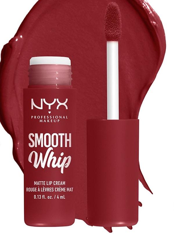 Nyx Professional Makeup Smooth Whip Kremsi Likit Mat Ruj