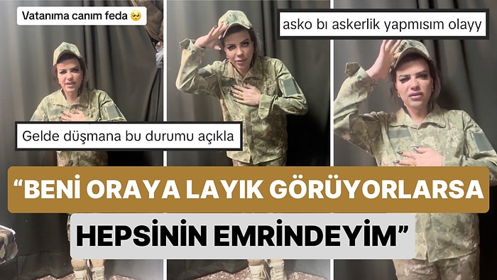 Asker Kaçağı Olduğu Ortaya Çıkan Mükremin Gezgin Kamuflaj Giyerek Video Çekti: "Vatanıma Canım Feda"