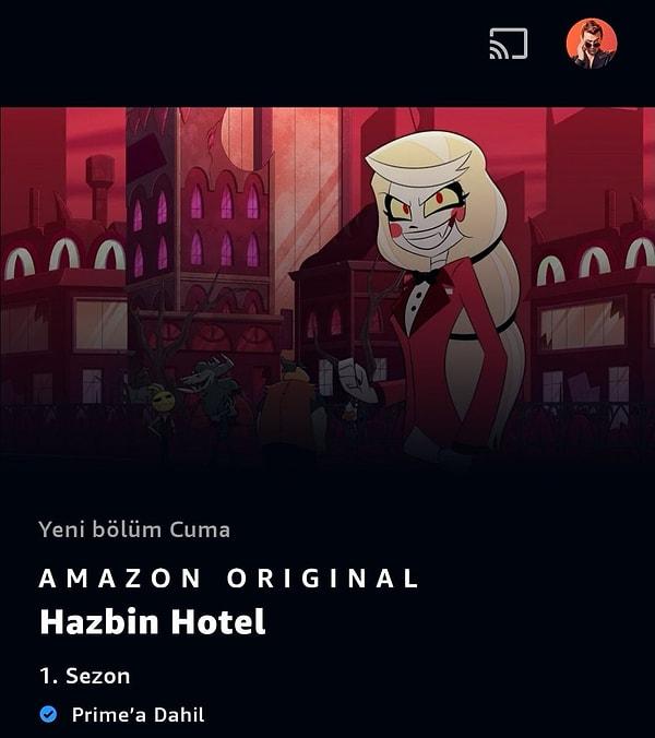 1. A24'un cehennemde geçen yetişkin animasyonu Hazbin Hotel, ilk 4 bölümüyle Prime Video Türkiye'de yayında.