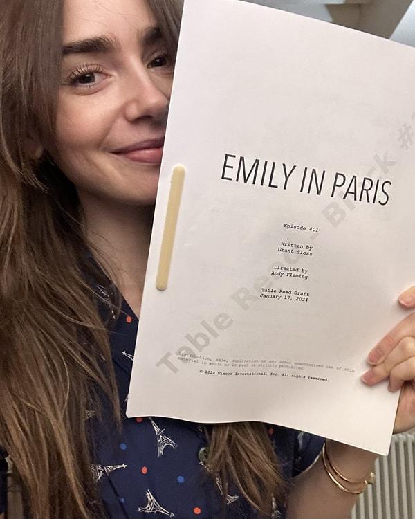 5. Emily in Paris'in 4. sezon çekimleri başladı.