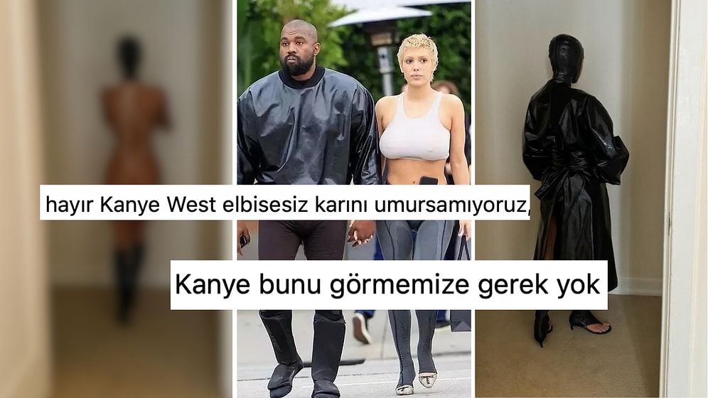 Kanye West Deri Maske Takan Eşi Bianca'nın Yine Nude'larını Paylaştı: "Esir mi, İsteyerek mi?"