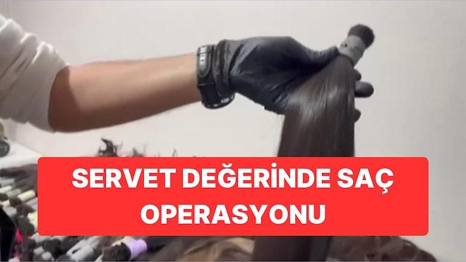 İstanbul'da Operasyon: 5 Milyon TL Değerinde 100 Kilo Saç Ele Geçirildi