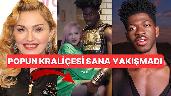 Madonna'nın Lil Nas X ile Verdiği Samimi Poz Hayranlarının Diline Çok Fena Düştü: "Annesi Yaşında Kadınsın"