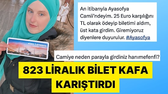 820 Liraya Ayasofya Camii'ne Girmekle Övünen Kişi Tartışma Yarattı