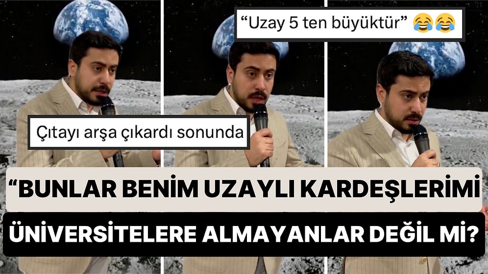 Cumhurbaşkanı Erdoğan Taklidiyle Tanınan Muhammed Nur Nahya Bu Sefer de Uzayda '2053 Seçim Konuşması' Yaptı