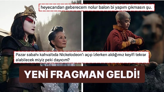 Sayılı Günler Kaldı! Nickelodeon'un Animasyon Dizisi Avatar: The Last Airbender Fragmanına İlk Tepkiler Geldi!