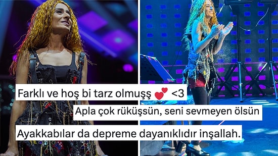 Yıldız Tilbe Verdiği Konserde Kıvırcık Sarı Saçları ve Kombini İle Geceye Damga Vurdu