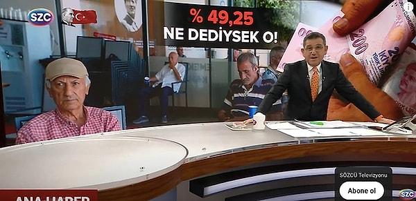 Sözcü TV’den Fatih Portakal, SSK ve Bağkur emeklilerine yapılan son zam sonrasında “Ne dediysek o” ifadelerini kullandı