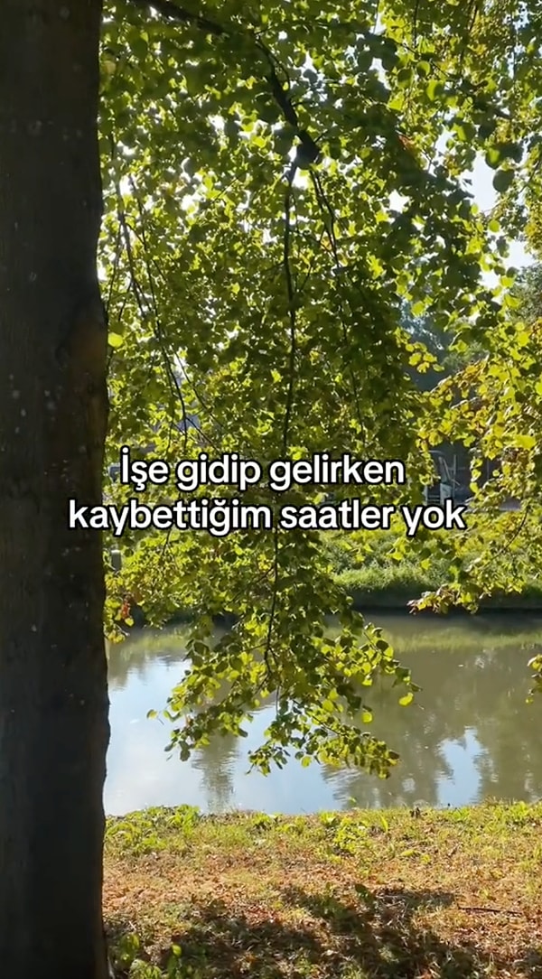 Kullanıcı, evinin konumundan dolayı işe giderken vakit kaybetmediğini de söylüyor.