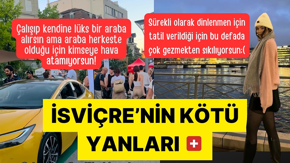 İsviçre'nin Kötü Yanlarını İronik Bir Şekilde Anlatarak Derdini Seveyim Dedirten TikTok Kullanıcısı