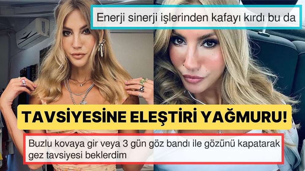 Çağla Şikel'in 'Mutsuzum' Diyen Takipçisine Verdiği Tavsiyeye 'Zengin Aklı' Yorumları Geldi