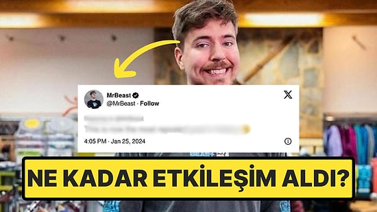 Youtuber MrBeast, Çekilişi Duyurduğu Tweet ile Tüm Zamanların En Büyük Rekorunu Kırdı!