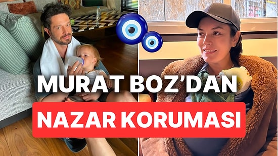 Çiçeği Burnunda Anne Ezgi Mola'yı Ziyaret Eden Murat Boz, Bol Nazar Boncuklu Önlem Aldı