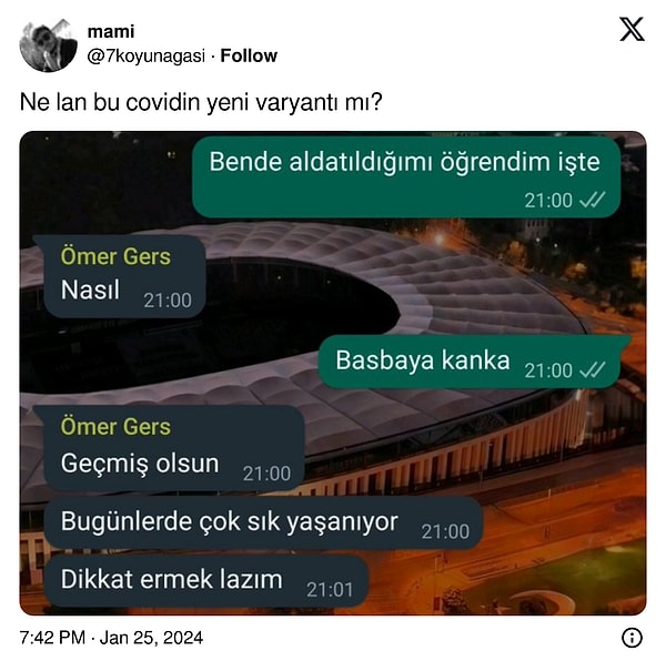 Salgın varmış.