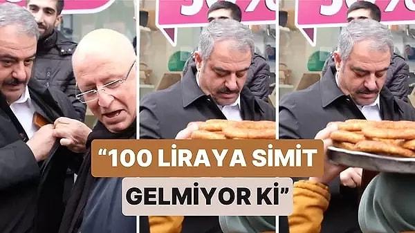 AKP Diyarbakır Belediye Başkan Adayı Çocuğun Simitlerini 100 TL’ye Almak İsteyince Beklemediği Bir Cevap Aldı