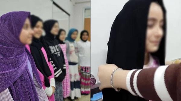 BirGün'ün haberine göre, Milli Eğitim Bakanlığı'na ait bir okulda iddiaya göre, 11 Aralık 2023 tarihinde yapılan etkinlikte öğrencilere önce tesettür anlatıldı ardından çocuklar tesettüre sokuldu.