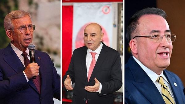 Ankara Büyükşehir Belediye Başkanı adayları arasından en dikkat çeken isimler Mansut Yavaş, Turgut Altınok ve Cengiz Topel Yıldırım olarak görülüyor.