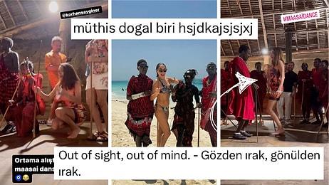 Ailesiyle Zanzibar Adası'na Tatile Giden Zuhal Topal'ın Maasai Dansı Yaptığı Anlar Epey Güldürdü