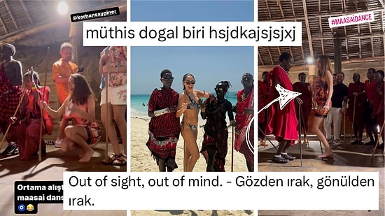 Ailesiyle Zanzibar Adası'na Tatile Giden Zuhal Topal'ın Maasai Dansı Yaptığı Anlar Epey Güldürdü