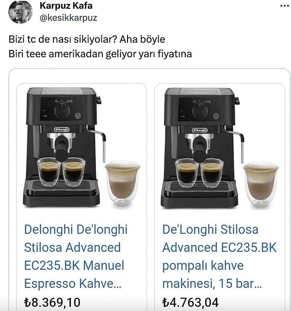 Zeytinden kahve makinesine, monttan buzdolabına Türkiye'de üretilen birçok ürünün yurt dışında daha ucuz olması maliyet hesaplarını zorluyor.