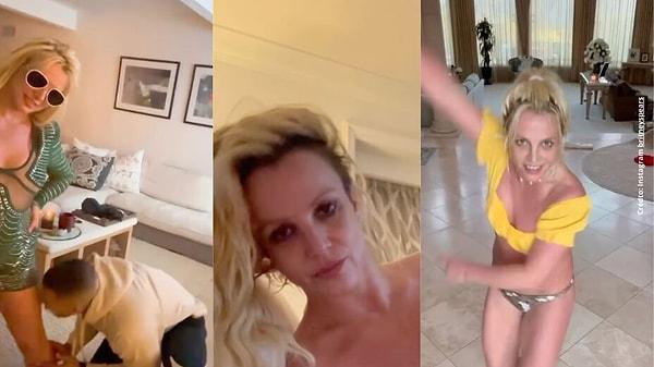 Şimdilerde özgür ve yeni hayatının keyfini çıkaran Spears, magazin gündemine ilginç Instagram paylaşımlarıyla geliyor.