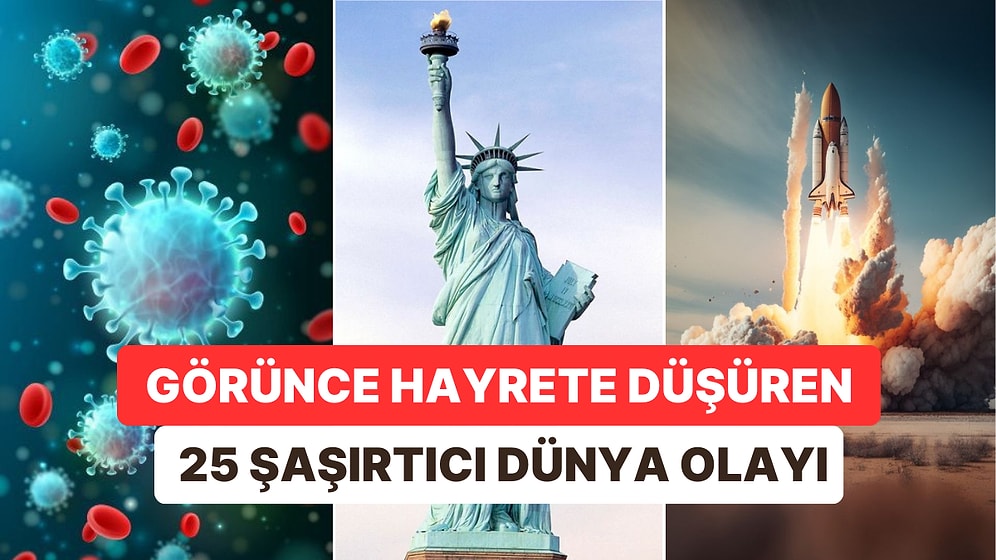 Geçmişten Günümüze Akıllara Durgunluk Veren 25 Eşsiz Dünya Olayı