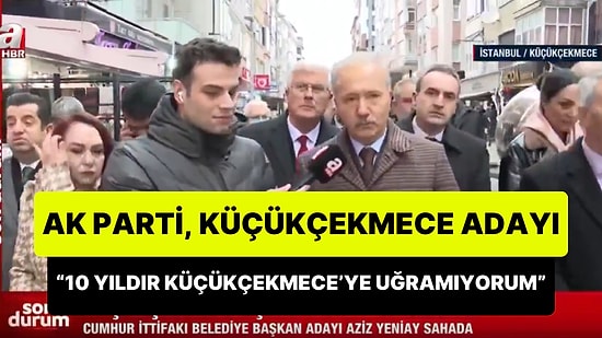 AK Parti Küçükçekmece Belediye Başkan Adayı Aziz Yeniay: '10 Yıldır Küçükçekmece'ye Uğramıyorum'
