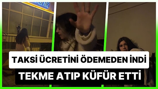 İstanbul'da Bir Taksici, Ücreti Ödemeden Araçtan İnen ve Kendisine Şiddet Uygulayan Kadını Paylaştı