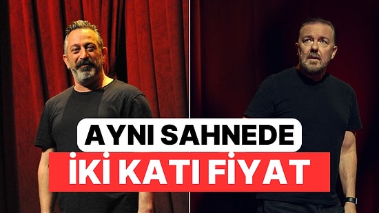Viyana'da Aynı Sahneye Çıkacak Olan Cem Yılmaz ve Ricky Gervais'ın Bilet Fiyatları Görenleri Şaşırttı
