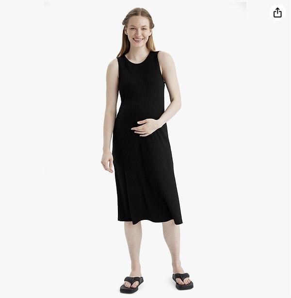 6. DeFacto Kadın Bodycon Standart Hamile Elbise