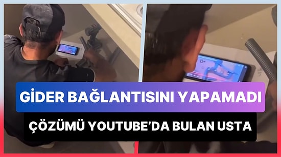 Lavabo Giderini Bağlayamayan Usta Çözümü YouTube'da Buldu!