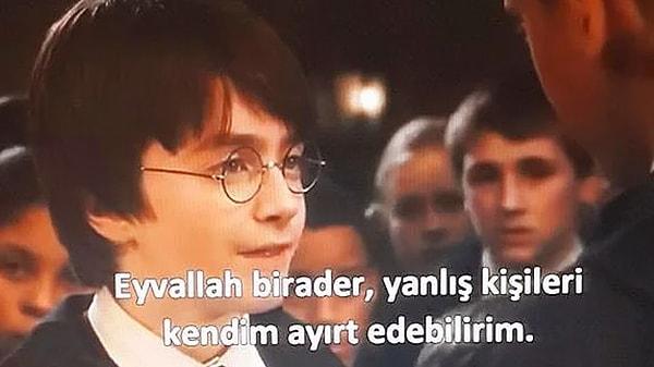 14. Harry Potter'dan rest.