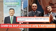 AKP'nin İzmir Adayı Hamza Dağ'ın Parti İsmi ve Logosuz Afişi Dikkat Çekti