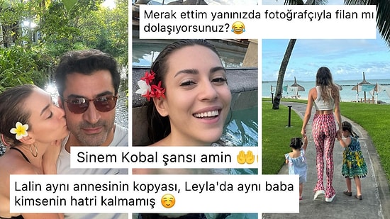 Sinem Kobal'ın Eşi ve Kızlarıyla Gittiği Mauritius Tatilinden Paylaştığı 'Mutlu Aile' Pozları Düşman Çatlatır