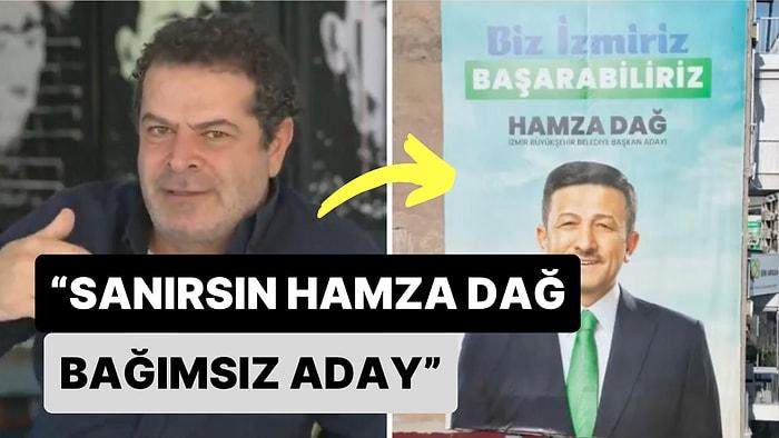 Cüneyt Özdemir AKP İzmir Belediye Başkan Adayının Seçim Afişlerinde AKP Logosu Kullanmamasına Dikkat Çekti
