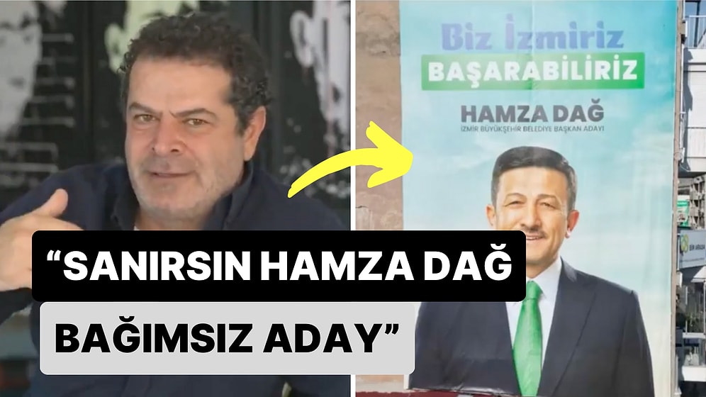 Cüneyt Özdemir AKP İzmir Belediye Başkan Adayının Seçim Afişlerinde AKP Logosu Kullanmamasına Dikkat Çekti