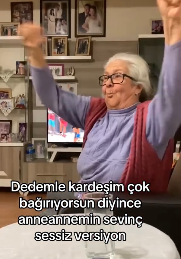 Bu anlar ise eşi ve torununun Survivor izlerken çok bağırdığını söylemesiyle gerçekleşti.