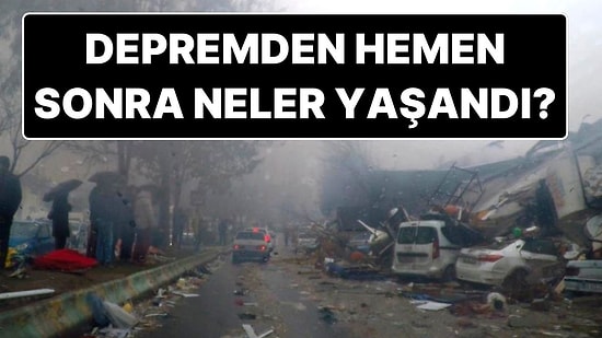 6 Şubat'ta Kahramanmaraş'ta Yaşanan Depremin Sabahında Yaşananlar Araç Kamerasına Kaydedildi