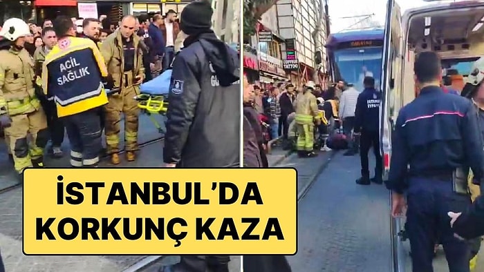 İstanbul'da Korkunç Kaza: Sultanahmet'te Tramvay Yayaya Çarptı