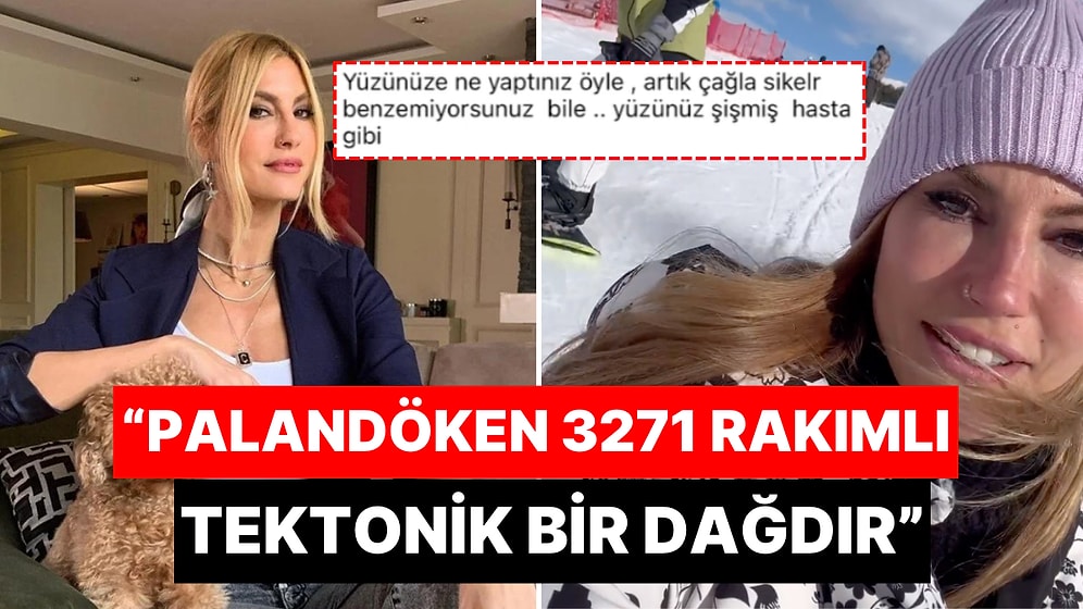 Kayak Pozları Paylaşan Çağla Şıkel'den Kendisine Estetik Göndermesi Yapan Takipçisine Tokat Niteliğinde Cevap
