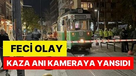 Feci Olay! Torununu Kurtaran Kadın Tramvayın Altında Kalmıştı: Kaza Anı Kameraya Yansıdı!