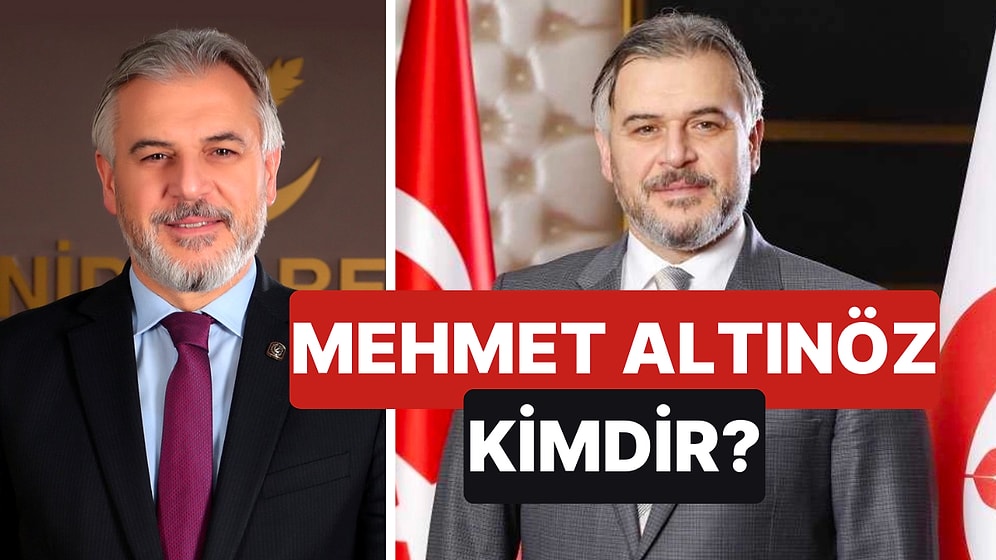 Yeniden Refah Partisi İBB Başkan adayı Mehmet Altınöz Kimdir? Mehmet Altınöz'ün Siyasi Kariyeri