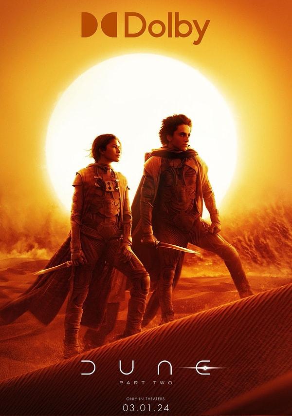 Dune: Part Two'dan yeni bir afiş yayımlandı.