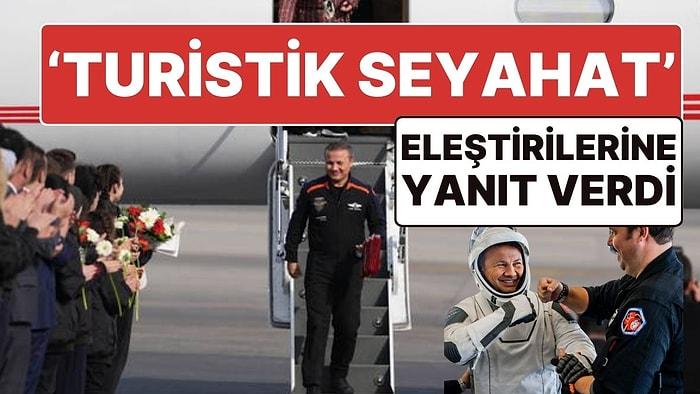 İlk Türk Astronot Alper Gezeravcı'dan 'Turistik Seyahat' Eleştirilerine Yanıt: "Gönlüm Rahat"